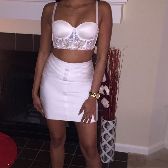 bebe Dresses & Skirts - Sexy two piece bandage dress from Bebe